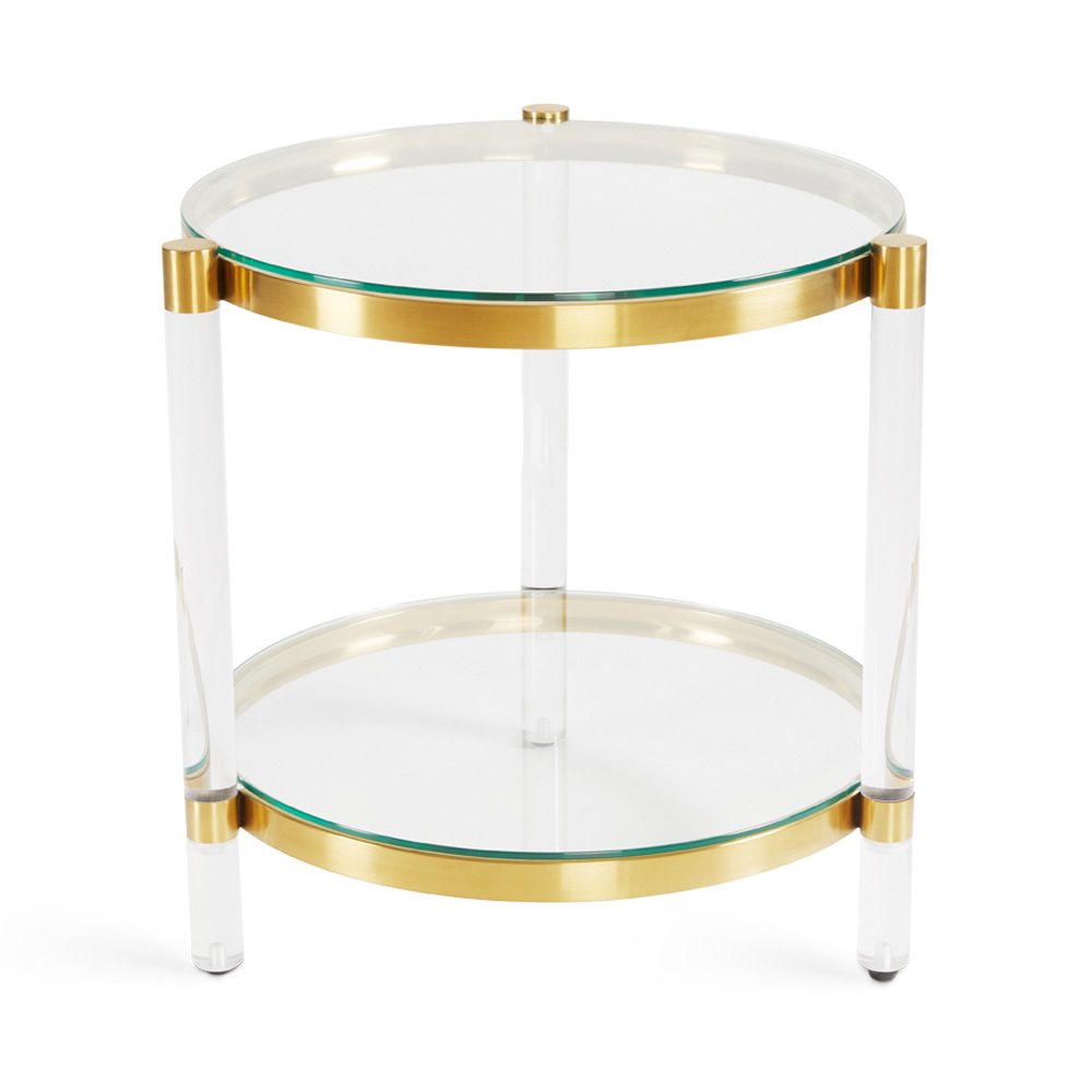 Paloma Gold End Table  